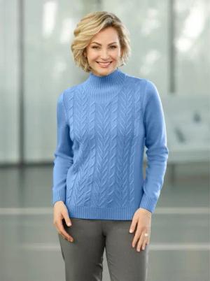 Stehkragenpullover