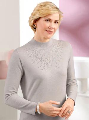 Stehkragenpullover