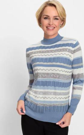 Stehkragenpullover