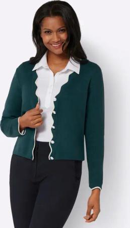 Feinstrickjacke