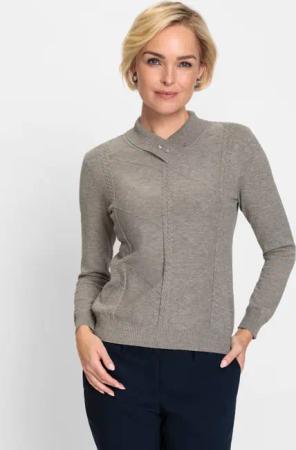 Schalkragenpullover