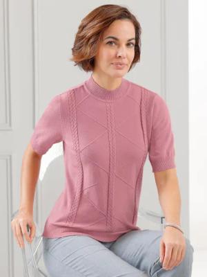 Kurzarmpullover