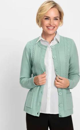 Feinstrickjacke