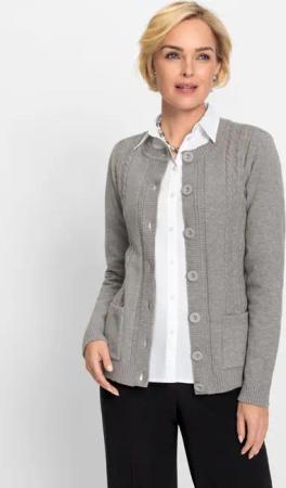 Feinstrickjacke