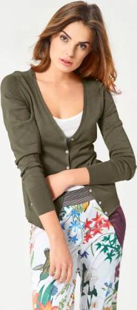 Feinstrickjacke
