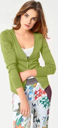 Feinstrickjacke