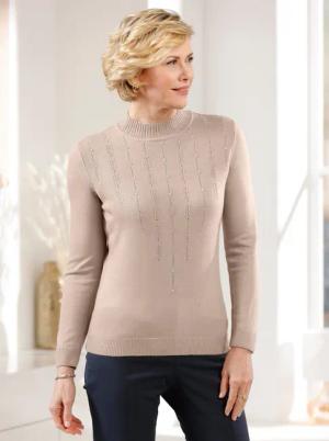 Stehkragenpullover