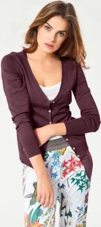 Feinstrickjacke