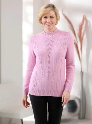 Stehkragenpullover