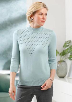 Stehkragenpullover