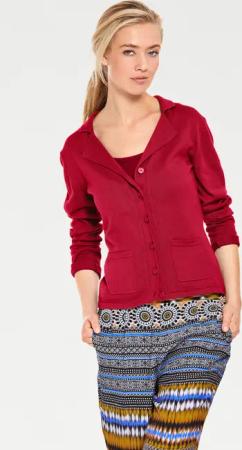Feinstrickjacke
