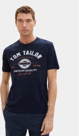 Tom Tailor T-Shirt 1037735 Dunkelblau Regular Fit