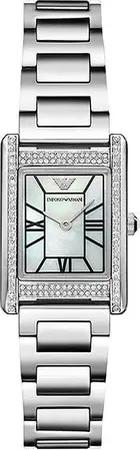 Emporio Armani Uhr Genni AR11625 Silberfarben