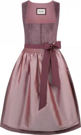 Dirndl Malve (aubergine, Gr. 34) von Stockerpoint Heimatgwand für Damen, 40% Baumwolle, 60% Polyester