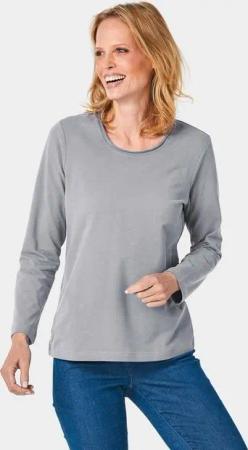 GOLDNER Langarmshirt T-Shirt mit Rundhals