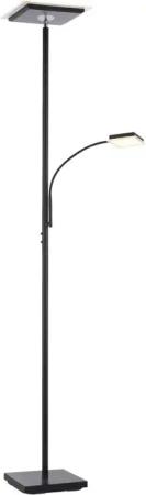 Just Light LED-Deckenfluter HANS 11710-18 schwarz Eisen Kunststoff B/H/T: ca. 25x190x25 cm 2 Brennstellen