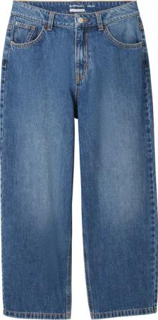 TOM TAILOR Jungen Baggy Jeans mit recycelter Baumwolle, blau, Uni, Gr. 146