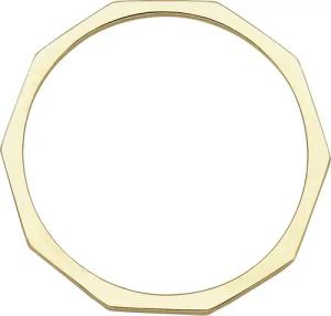 Elli Ringe - Ring Woman Classic Geo Minimal 375 Yellow Gold - Gr. 58 MM - in Gold - für Damen
