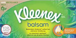 Kleenex® Taschentücherbox balsam 4-lagig weiß, 56 Tücher