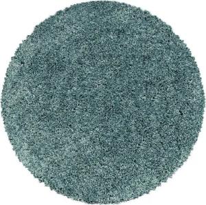 Stilvoll Günstig Hochflor-Teppich für Wohnzimmer und Schlafzimmer Unicolor - Einfarbig, Rund, Höhe: 30 mm