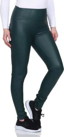 Aurela Damenmode Lederhose Warme Kunstlederleggings gefütterte Lederleggings für Damen (1-tlg) mit elastischem Bund, in Unifarbe
