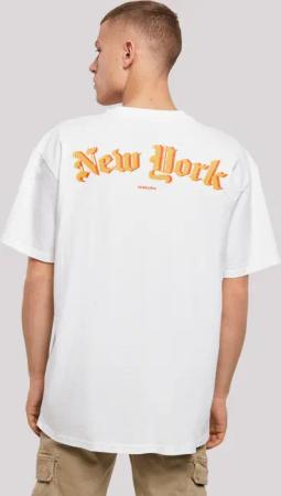 F4NT4STIC T-Shirt "New York Orange OVERSIZE TEE", Print