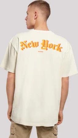 F4NT4STIC T-Shirt "New York Orange OVERSIZE TEE", Print