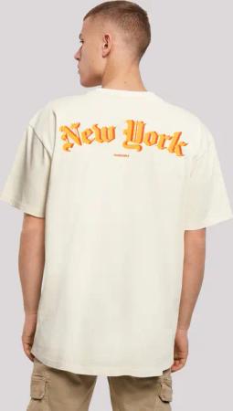 F4NT4STIC T-Shirt "New York Orange OVERSIZE TEE", Print
