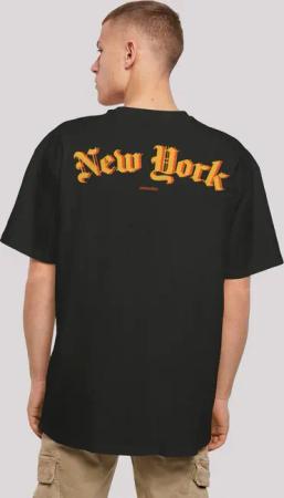 F4NT4STIC T-Shirt "New York Orange OVERSIZE TEE", Print