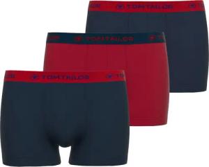 TOM TAILOR Boxershorts, (3er-Pack), mit Logobund