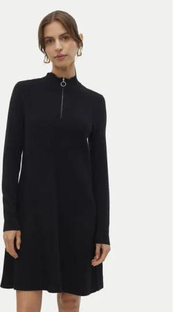 Vero Moda Strickkleid Nancy 10309303 Schwarz Loose Fit