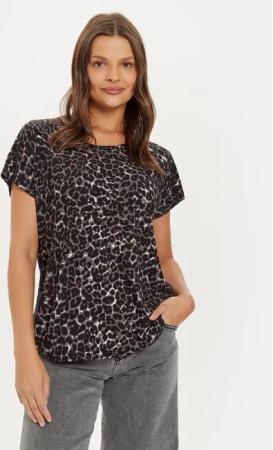 ONLY T-Shirt 15344399 Grau Regular Fit