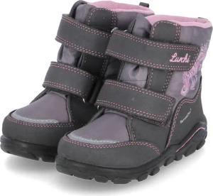 Lurchi Winterstiefeletten KAMILEY für Mädchen im SALE - Gr. 27 - grau - Textil & Synthetik