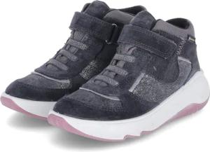 Superfit Low Sneaker MELODY für Mädchen im SALE - Gr. 29 - grau - Leder & Textil