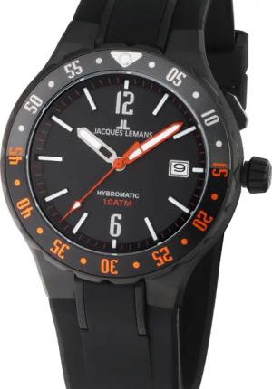 Jacques Lemans 1-2109D Hybromatic Herrenuhr 42mm