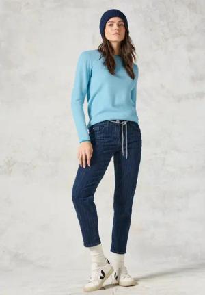 Cecil Damen Feinstrickpullover in Blau, Gr: XXL
