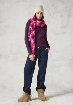 Cecil Damen Feinstrickpullover in Rot, Gr: XXL
