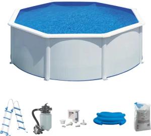 KONIFERA Rundpool "WAVE 1", (Komplett-Set, 5 tlg.), Tiefe 1,32 m, in versch. Größen erhältlich