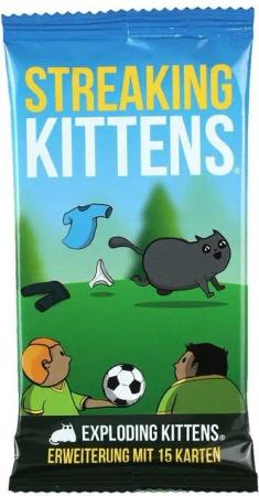 Asmodee Spiel Streaking Kittens (Exploding Kittens Erweiterung)