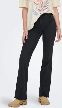 ONLY Bootcut-Jeans "ONLWAUW MID WAIST FLARED DNM PIM"
