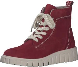 Tamaris Schnürboots, Keilabsatz, Schnürstiefelette mit zusätzlichem Innenreißverschluss