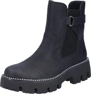 Rieker Chelseaboots, Schlupfboots, Stiefelette, Plateau, mit Innenreißverschluss