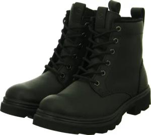Ecco Combat Boots GRAINER für Damen im SALE - Gr. 42 - schwarz - Glattleder