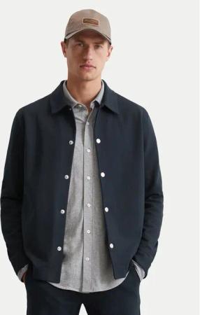 Marc O'Polo Hemd 428 4041 57084 Dunkelblau Regular Fit
