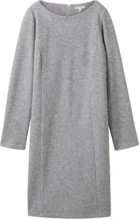 TOM TAILOR Strickkleid Geripptes Kleid - Regular Fit