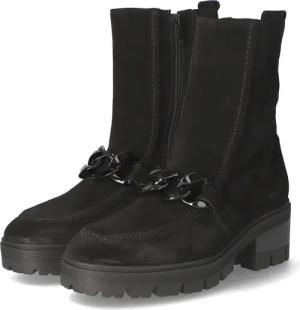 Gabor Stiefeletten für Damen im SALE - Gr. 6 - schwarz - Rauleder