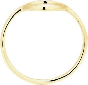 Elli Ringe - Ring Woman Circle Statement 375 Yellow Gold - Gr. 56 MM - in Gold - für Damen