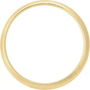 Elli Ringe - Ring Ehering Bandring Klassisch 375 Gelbgold - Gr. 52 MM - in Gold - für Damen