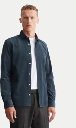 Marc O'Polo Hemd 429 7228 42256 Dunkelblau Slim Fit