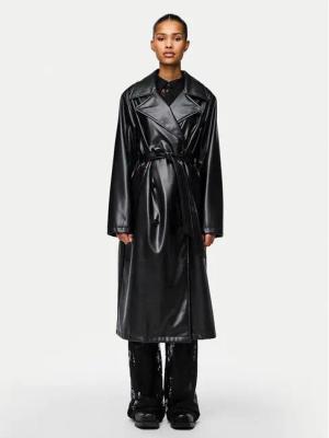 Pieces Tenchcoat Natrix 17151426 Schwarz Regular Fit